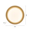 Leuchten Direkt LED-plafondlamp OSKO, afstandsbediening, lichtkleur instelbaar 3000 Kelvin