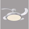 Leuchten Direkt LED-plafondventilator KOPTA, instelbare lichtkleur 3000-6000 Kelvin