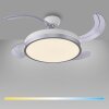 Leuchten Direkt LED-plafondventilator KOPTA, instelbare lichtkleur 3000-6000 Kelvin