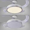 Leuchten Direkt LED-plafondventilator KOPTA, instelbare lichtkleur 3000-6000 Kelvin