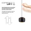 Leuchten Direkt LED-hanglamp BALLINI, zwarte bolkappen, 3000 Kelvin warmwit, verstelbaar