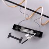 Leuchten Direkt LED-hanglamp Emanda, in messing, verstelbaar, 3000 Kelvin warmwit
