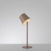 Leuchten Direkt LED tafellamp BOTERIA, kantelbare kap, memoryfunctie, 3000 Kelvin warmwit