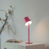 Leuchten Direkt LED tafellamp BOTERIA in roze met verstelbare kap, 3000 Kelvin warmwit