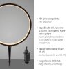 Leuchten Direkt LED-prikspot ZIRKULU met ronde lichtkop, 3000 Kelvin warmwit