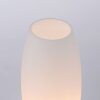 Paul Neuhaus tafellamp JOY met langwerpige witte glazen kap, 3000 Kelvin warmwit