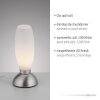 Paul Neuhaus tafellamp JOY met langwerpige witte glazen kap, 3000 Kelvin warmwit