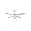 Reality retro plafondventilator met verlichting Hammerfest met 4 ventilatorbladen