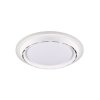 Reality witte ronde plafondventilator Saarela, instelbare lichtkleur 3000/4000/6500 Kelvin