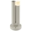 Brilliant LED tafellamp Sayu, beige, 2700 Kelvin warmwit, voor balkontafel, trapdimmer