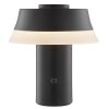 Brilliant LED tafellamp Kinich met gelaagde conische witte kap, 2700 Kelvin warmwit