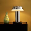 Brilliant warmwitte LED-tafellamp Kinich met conische kap en ronde knop, 2700 Kelvin