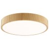 Brilliant ronde plafondlamp Teranon LED, licht houtkleurig, 3000 Kelvin warmwit