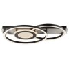 Brilliant LED plafondlamp Maureen met ringen, geheugenfunctie, 3000 Kelvin warmwit