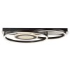 Brilliant LED plafondlamp Maureen met ringen, geheugenfunctie, 3000 Kelvin warmwit