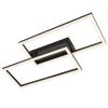 Brilliant LED plafondlamp Jorvic, 2 verspringende frames, 3000 Kelvin warmwit