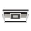 Brilliant Leuchten vierkante LED plafondlamp Baldo, Memoryfunctie, 3000 Kelvin warmwit