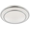 Brilliant Leuchten ronde LED-plafondlamp Luciano met platte vorm, 4000 Kelvin neutraalwit