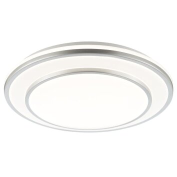 Brilliant LED-plafondlamp Luciano plat en rond met instelbare lichtkleur 2700-6500 Kelvin