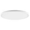 Brilliant LED plafondlamp Samora, vlak en rond, lichtkleur instelbaar 2700-6500 Kelvin