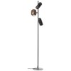 Brilliant Leuchten industriële staande lamp Jane met 3 draaibare en kantelbare lampkoppen
