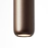Brilliant cilindervormige hanglamp Jane met bruine metalen kap, industrieel ontwerp
