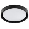 Brilliant ronde LED-plafondlamp Sonora met brede rand voor de hal, 3000 Kelvin warmwit