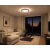 Brilliant platte ronde LED plafondlamp Pederson, instelbare lichtkleur 2700-6500 Kelvin