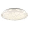 Brilliant LED plafondlamp Marenga, wit patroon, instelbare lichtkleur 2700-4000 Kelvin