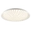Brilliant LED plafondlamp Oscara met patroon, wit, lichtkleur instelbaar 2700-4000 Kelvin