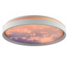 Brilliant grijze LED plafondlamp Sky-Dream, instelbare lichtkleur 3000-6500 Kelvin