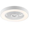 Brilliant witte LED-plafondlamp Catania, ventilator, instelbare lichtkleur 2700-6500 Kelvin