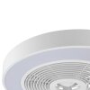 Brilliant witte LED-plafondlamp Catania, ventilator, instelbare lichtkleur 2700-6500 Kelvin