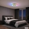 Brilliant beige LED RGB-plafondventilator Catania instelbare lichtkleur 2700-6500 Kelvin