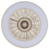 Brilliant beige LED RGB-plafondventilator Catania instelbare lichtkleur 2700-6500 Kelvin