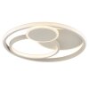 Brilliant Leuchten LED-plafondlamp Runda, beige, 3000 Kelvin warmwit, geheugenfunctie