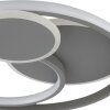 Brilliant Leuchten moderne ronde LED plafondlamp Runda, antraciet, met Memoryfunctie