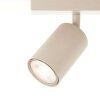 Brilliant plafondspot Jello met champagnekleurige draaibare koppen, warmwit 3000 Kelvin