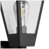 Brilliant Buitenwandlamp Westcliff met trapeziumvormige lantaarnkap in antraciet, IP44