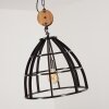 Haervej Hanger Hout licht, Zwart, 1-licht
