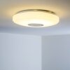 Hemlo Plafondlamp LED Wit, 1-licht, Afstandsbediening, Kleurwisselaar