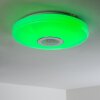 Hemlo Plafondlamp LED Wit, 1-licht, Afstandsbediening, Kleurwisselaar