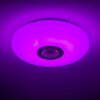 Hemlo Plafondlamp LED Wit, 1-licht, Afstandsbediening, Kleurwisselaar