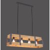 Leuchten-Direkt CRATE Hanglamp Hout licht, 4-lichts