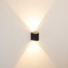 Mora Buiten muurverlichting LED Zwart, 2-lichts