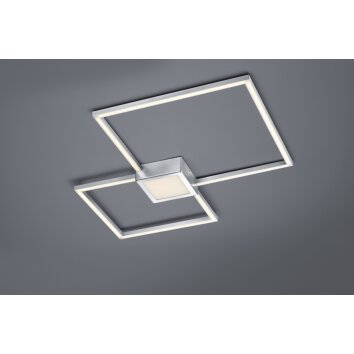 Trio HYDRA Plafondlamp LED Nikkel mat, 1-licht
