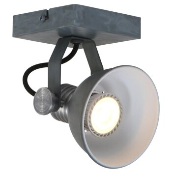 Steinhauer BROOKLY Spotlamp LED Grijs, 1-licht