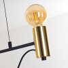 Gnarp Hanglamp Zwart-Goud, 4-lichts