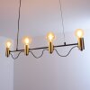 Gnarp Hanglamp Zwart-Goud, 4-lichts
