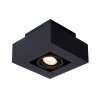 Lucide XIRAX Plafond spot LED Zwart, 1-licht